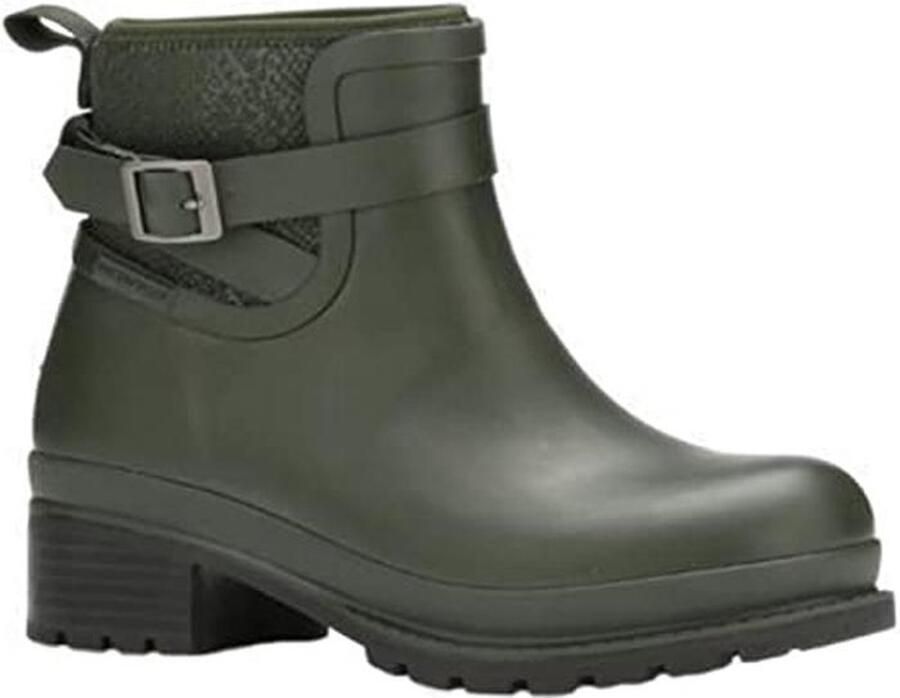 Dames Ankle Rubber Enkellaarsje voor Outdoor en Casual Gebruik