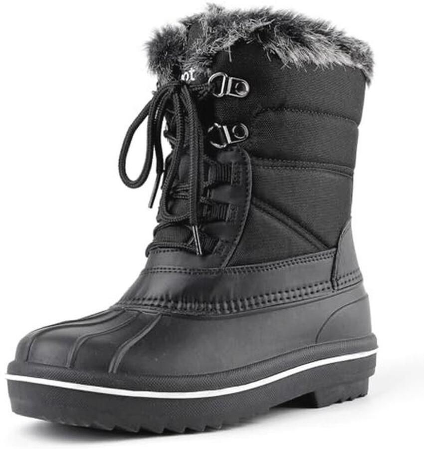 Dames Antislip Gevoerde Winterlaarzen voor Comfort en Bescherming