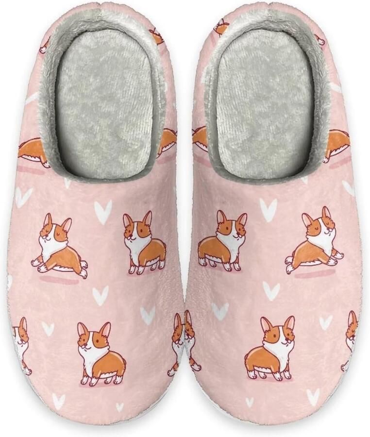 Dames antislip indoor pantoffels warme comfortabele lichte scuff slippers