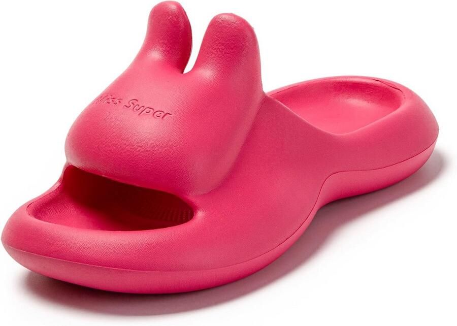 Dames Badslippers met Dikke Zool Zachte EVA Zomersandalen met Binnen- en Buitengebruik