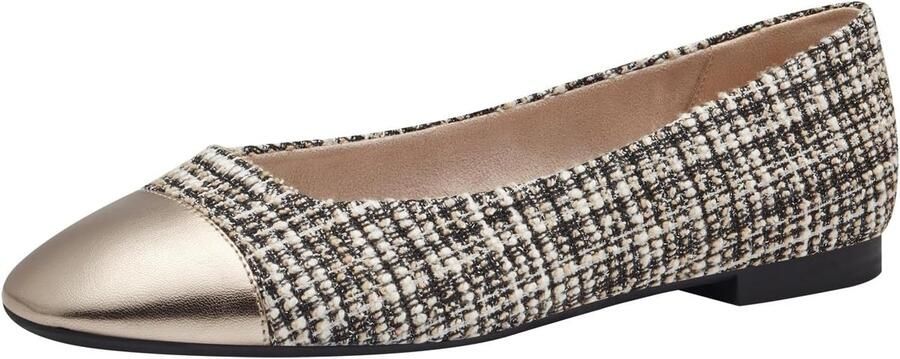 Dames Ballerina Instappers Plat Casual Dagelijks Smal Pasvorm Wit