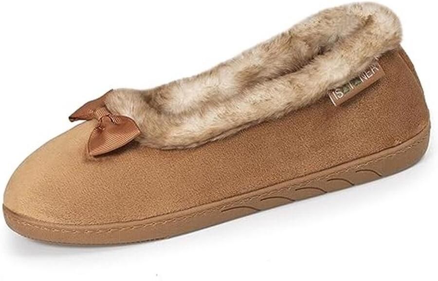 Dames Ballerina Pantoffels Comfortabele Slippers voor Thuis