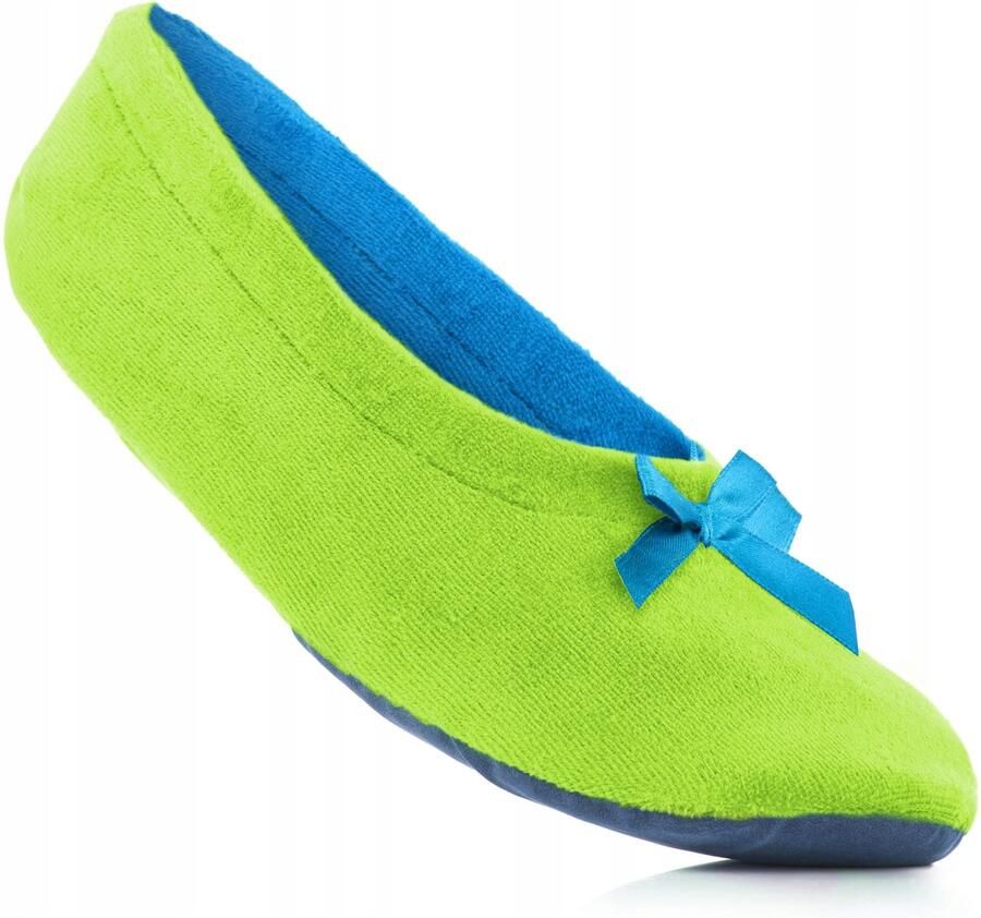 Dames Ballerina Pantoffels Limoncello Fluweel