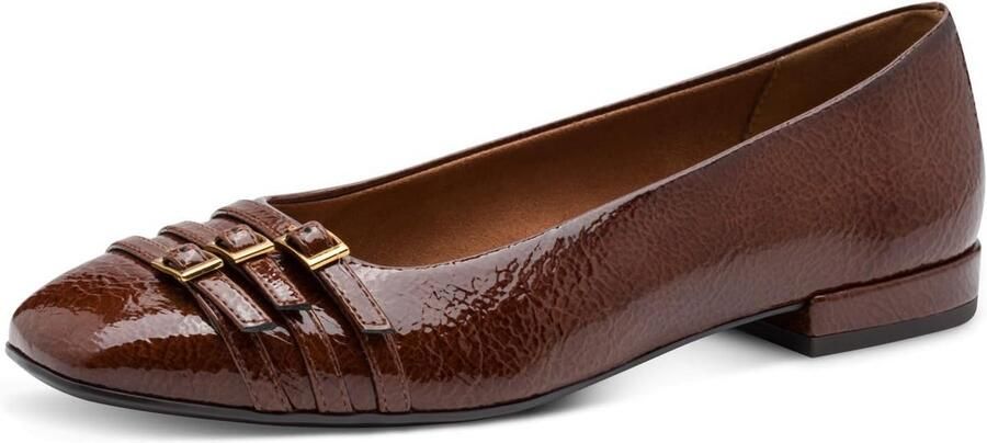 Dames Ballerina Platte Zwarte Instapschoen Comfortabele Flats