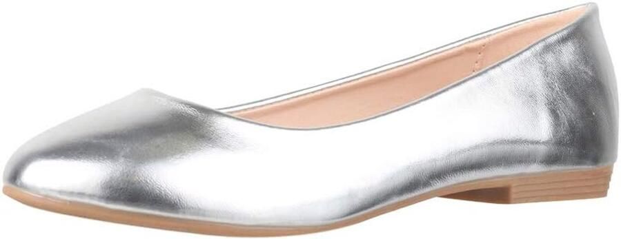 Dames Ballerina slip-on platte Chunkyrayan