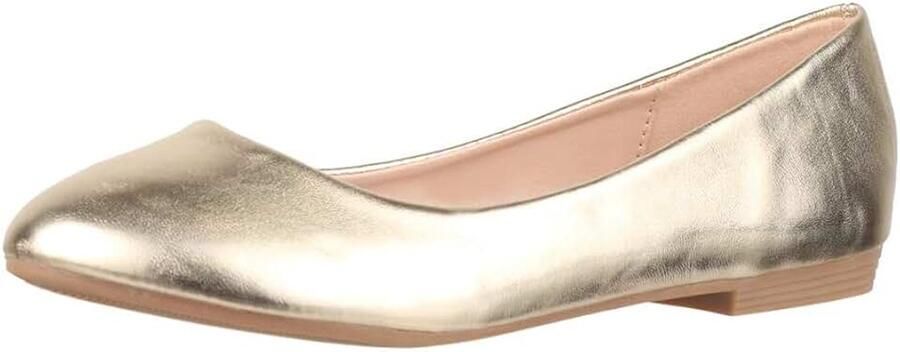 Dames Ballerina slip-on platte Chunkyrayan