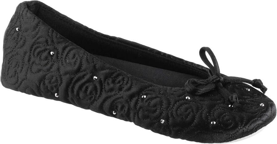 Dames Ballerina Slippers met Terry Voering en Quilt Detail Comfortabele Platten