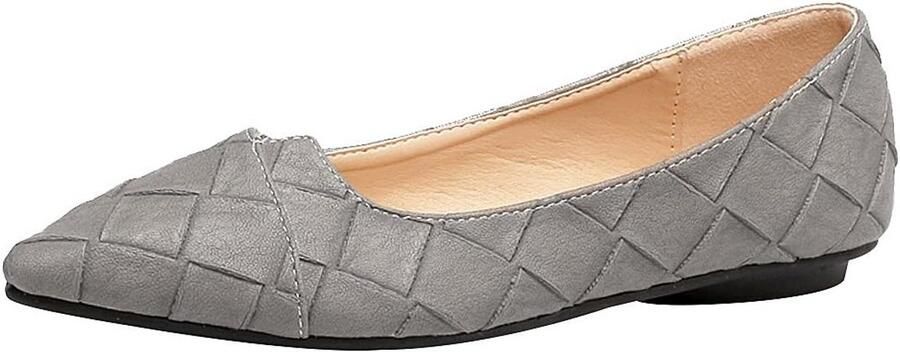 Dames Ballerina's met Spitse Neus Lichtgewicht Platte Pumps voor Dagelijks Gebruik