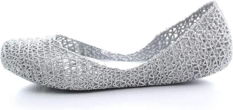 Dames Ballerina's met Unieke Karton Textuur Comfortabele Platte Schoenen