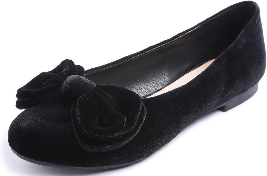 Dames Ballerina's Puntig Schoen Slip-on Platte Comfortabele