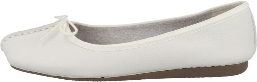 Dames Ballerina's Zwart Leer Platte Schoenen