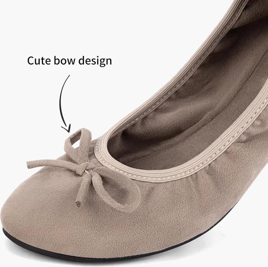 Dames Ballet Flats Opvouwbare Draagbare Travel Roll Up Slip On Dress Shoes
