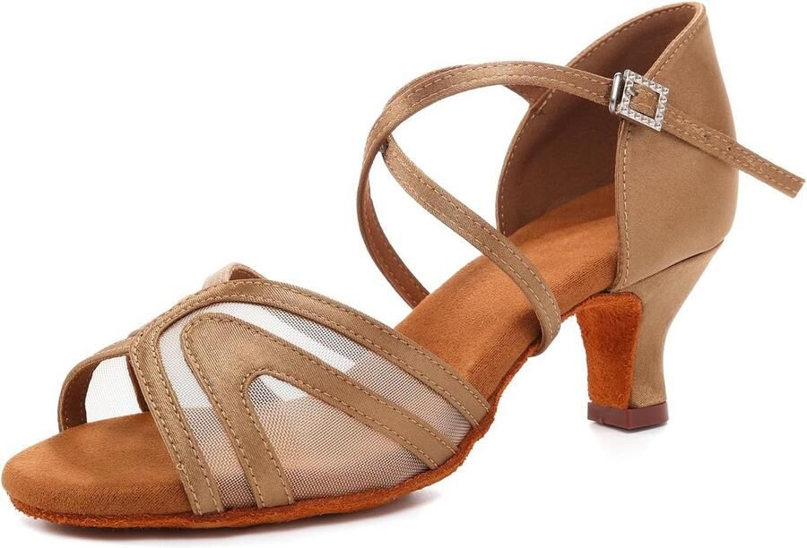 Dames Ballroom Dansschoenen met Hak voor Dansen en Oefenen