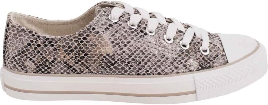 Dames Basketbalschoenen Laag Model Grijs