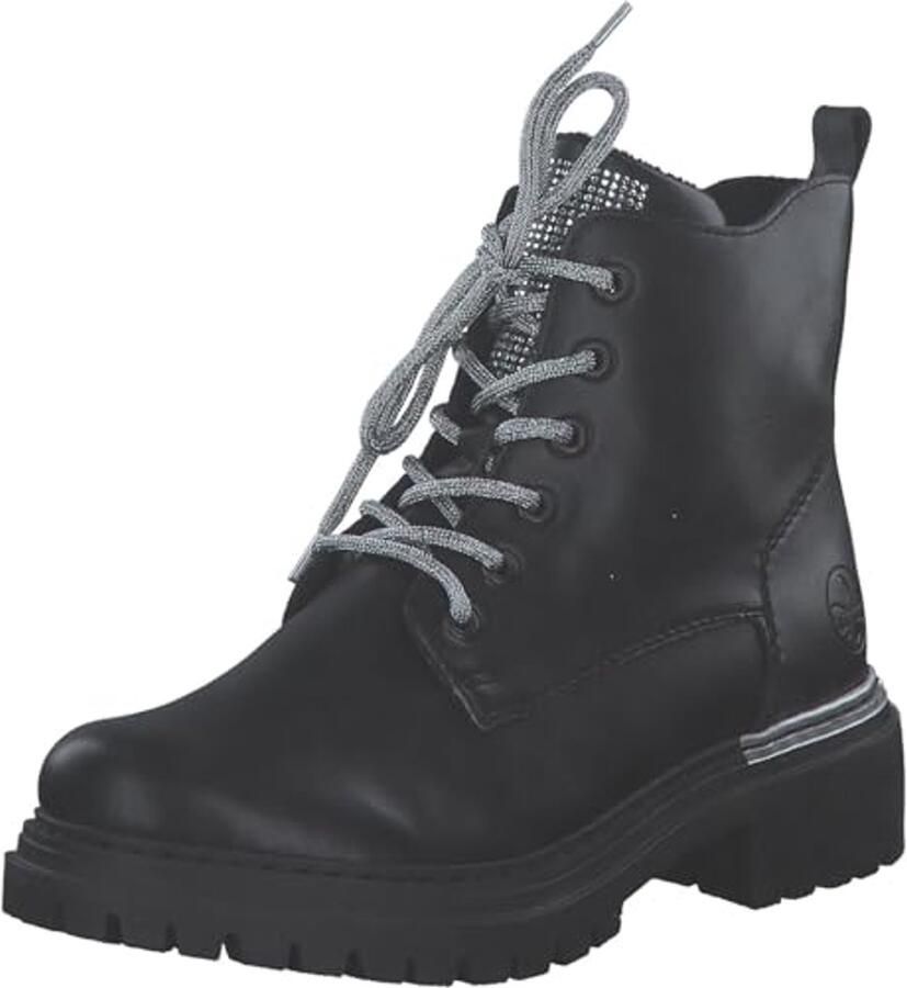 Dames Biker Boots Zwart Comfortabele Fall-Winter Stijl