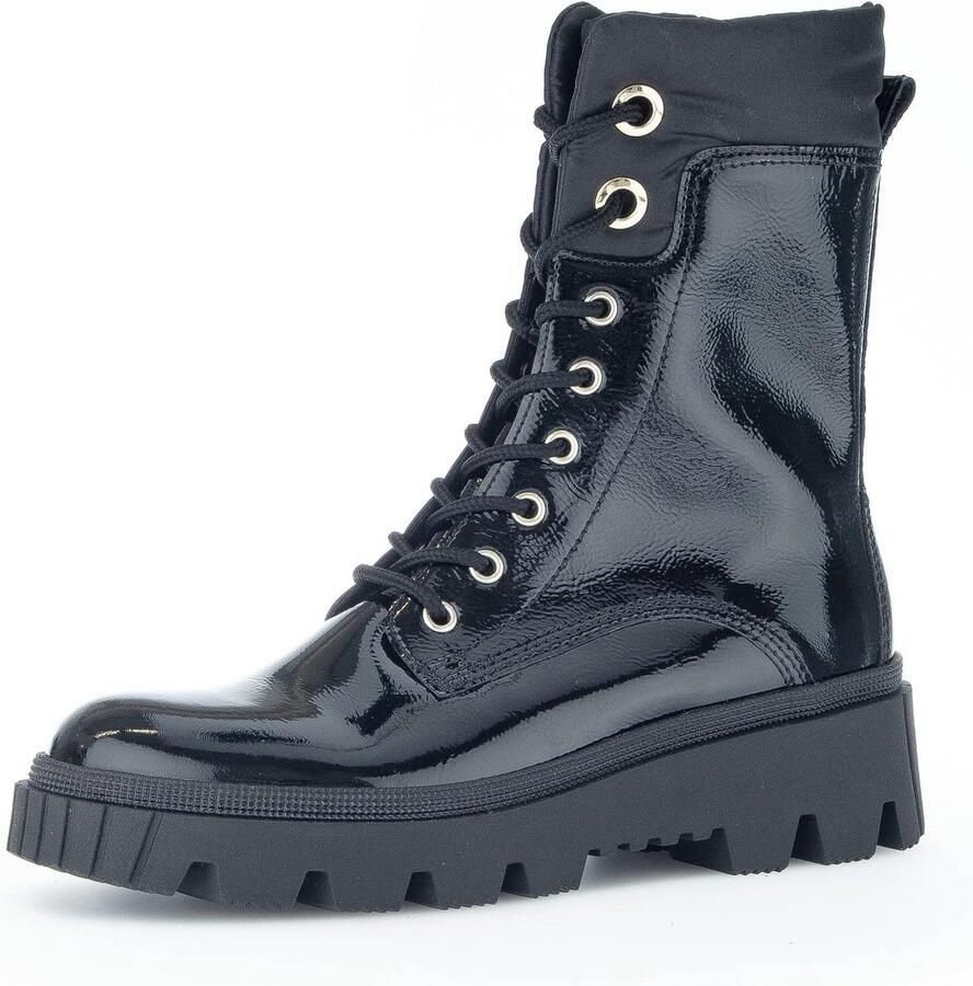 Dames Bikerboots met Uitneembaar Voetbed Comfortabele Enkellaarsjes