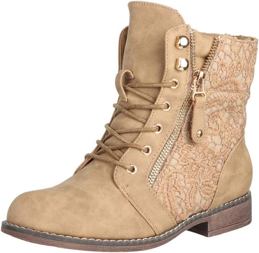 Dames Bikerlaarzen Cowboystijl Chunky Blokhak Laarzen voor Dames