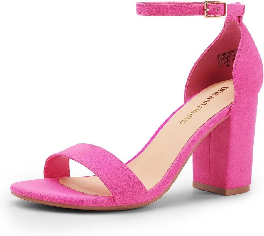 Dames Blokhak Sandalen met Gesp Elegant & Comfortabel