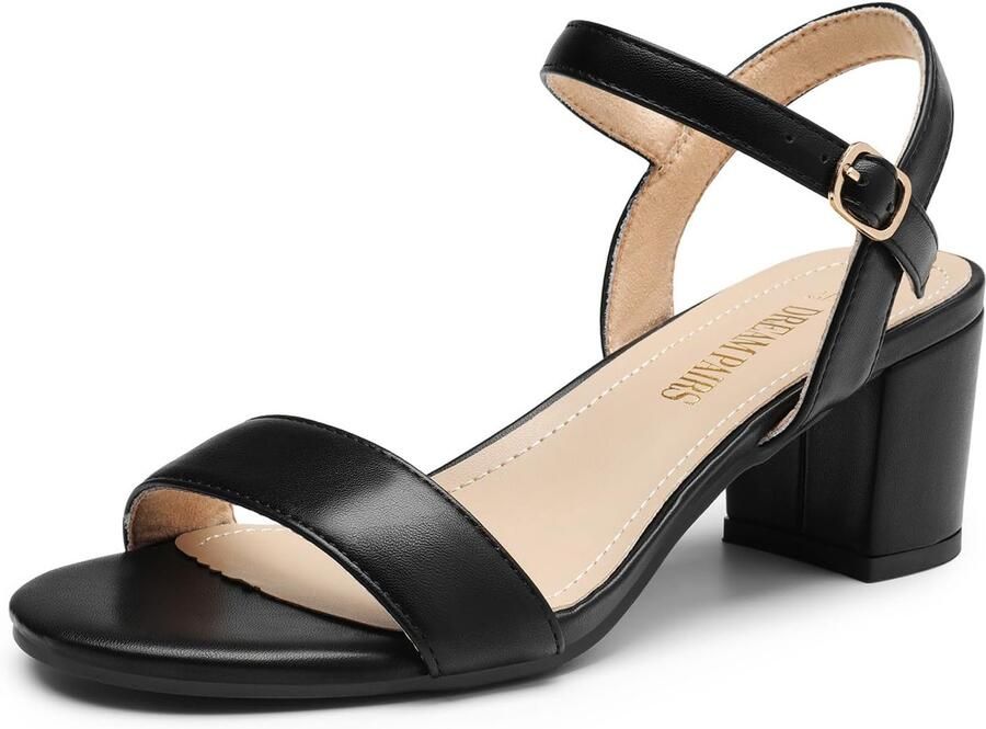 Dames Blokhak Sandalen met Gesp Stijlvol & Comfortabel