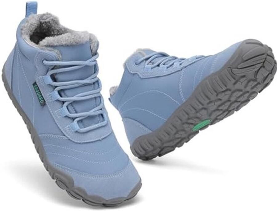 Dames Blotevoetenschoenen Warm Gevoerd met Brede Teenbox