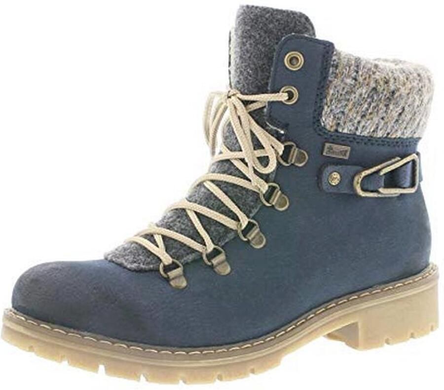 Dames Casual Lace-Up Wandelschoenen in Ocean Blauw