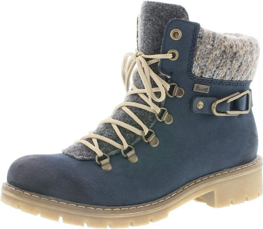 Dames Casual Lace-Up Wandelschoenen in Ocean Blauw
