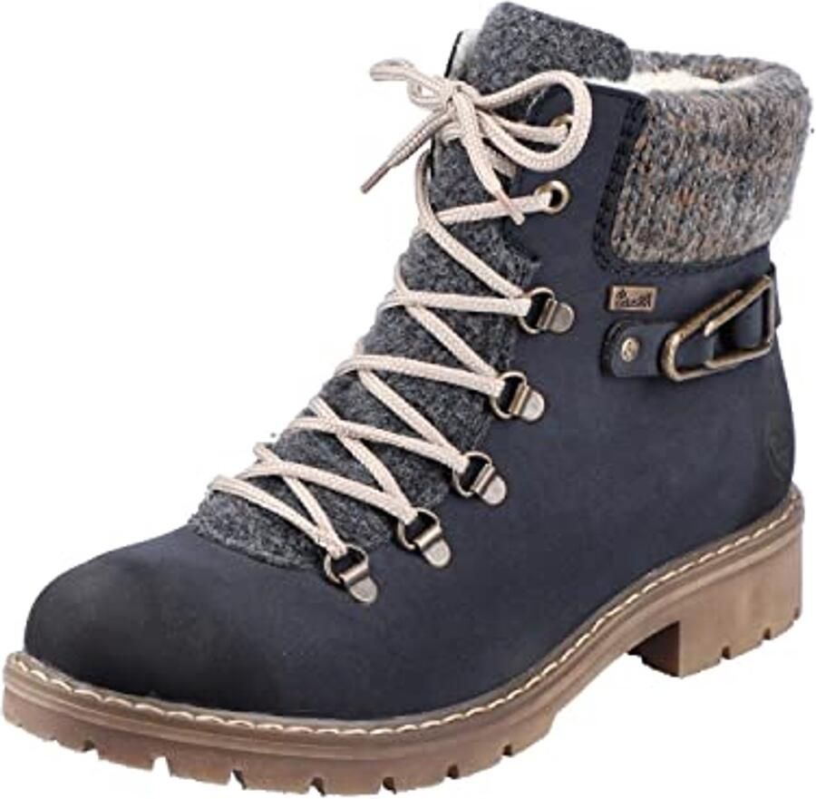 Dames Casual Lace Up Wandelschoenen Ocean Blue