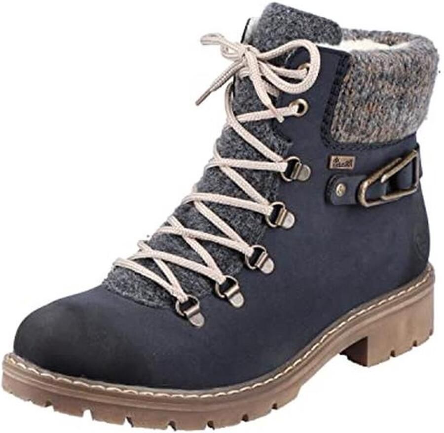 Dames Casual Lace Up Wandelschoenen Ocean Blue
