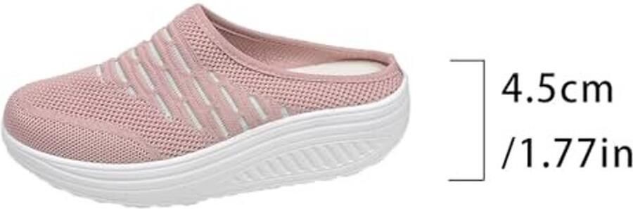 Dames Casual Schoenen Orthopedische Slippers met Luchtkussen Roze