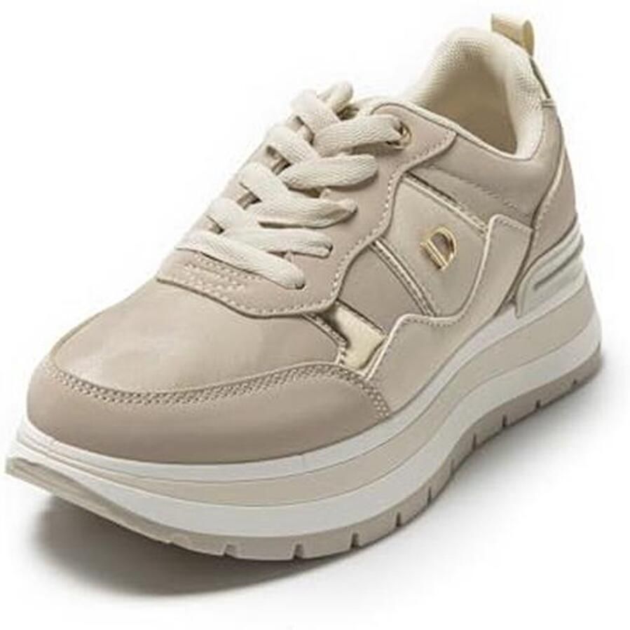 Dames Casual Sneakers Ademend Comfortabele Veterschoenen voor Gym en Fitness