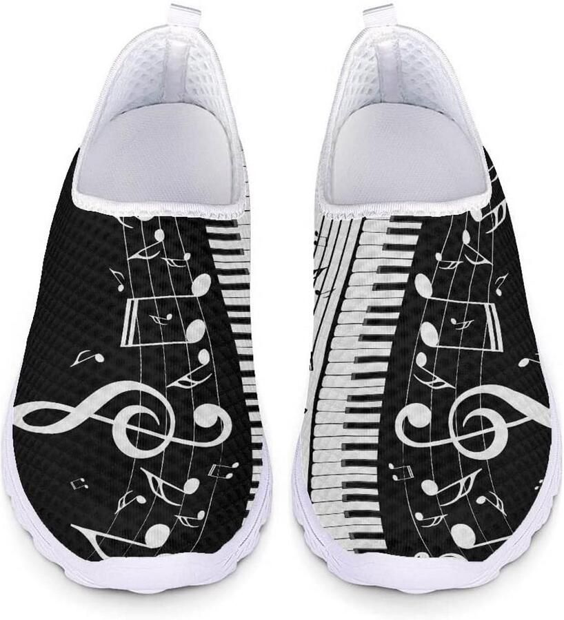 Dames Casual Sneakers Lichtgewicht Instappers Mesh Ademend voor Hardlopen en Wandelen