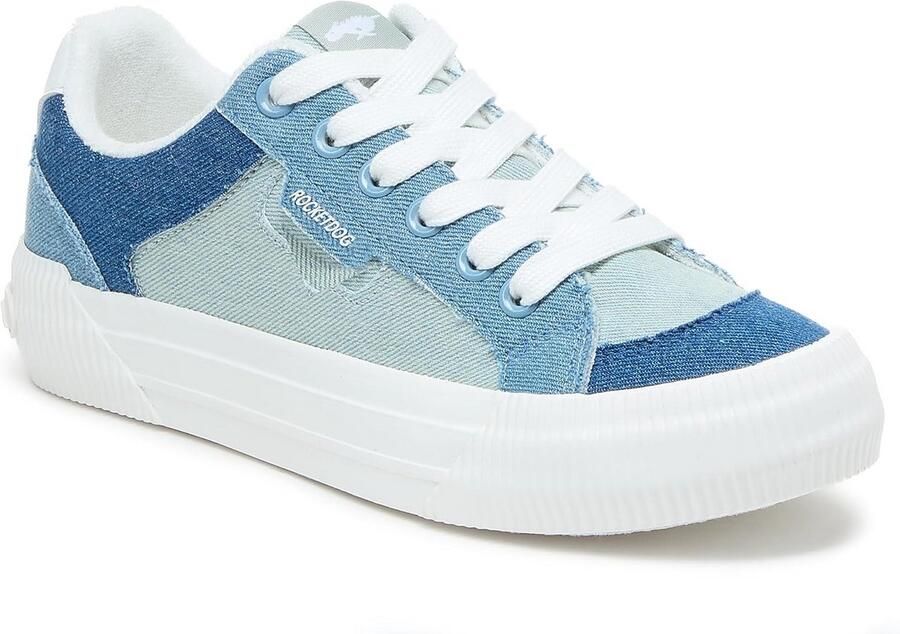 Dames Casual Witte Plateau Sneaker met Comfort Foam Technologie