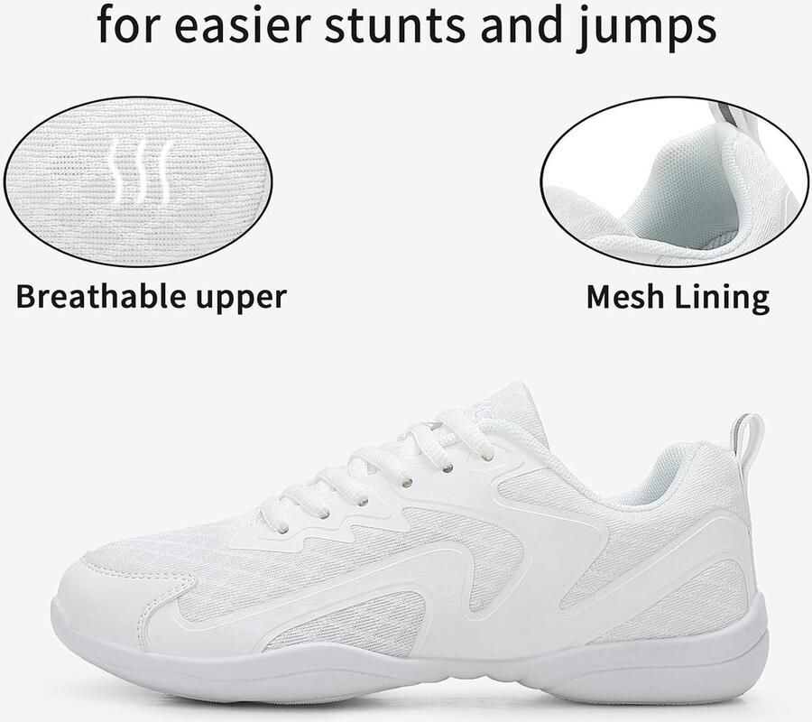 Dames Cheerleading schoenen Cheer Shoes Dansschoenen Competitie Team Sport Sneakers Gymnastiek Outdoor Sportschoenen