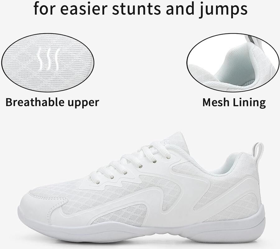 Dames Cheerleading schoenen Cheer Shoes Dansschoenen Competitie Team Sport Sneakers Gymnastiek Outdoor Sportschoenen