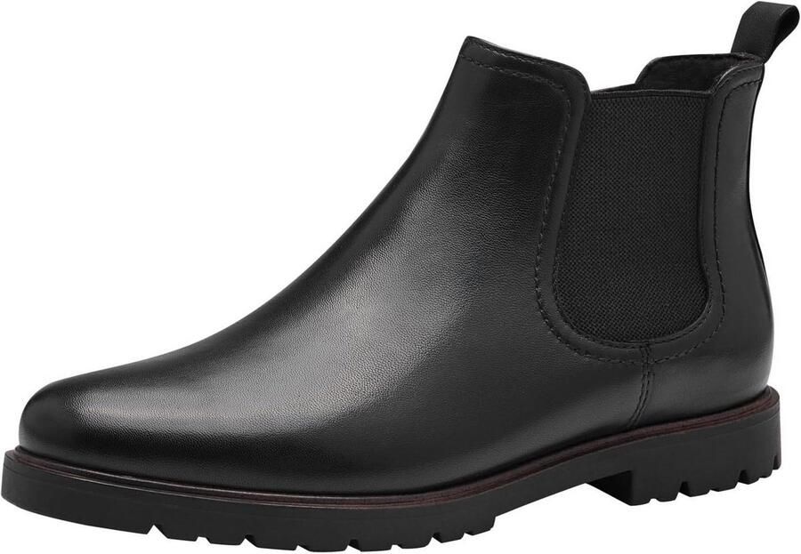 Dames Chelsea Boot met Comfort Voering en Blokhak Synthetisch