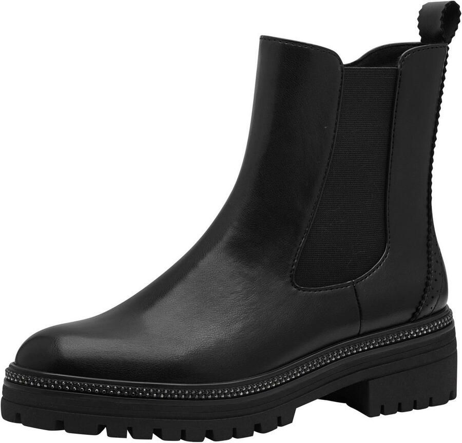Dames Chelsea Boot Suède Look Comfortabele Enkelhoge Laars