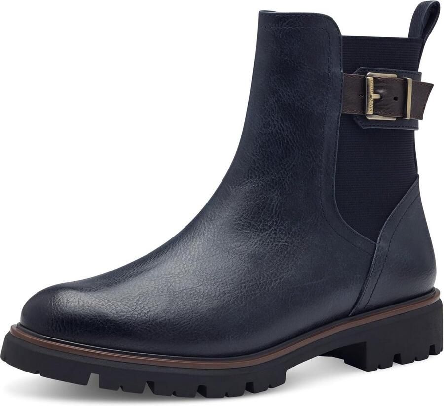 Dames Chelsea Boot Zwart Laarsjes Comfortabele Enkelhoge Laarzen