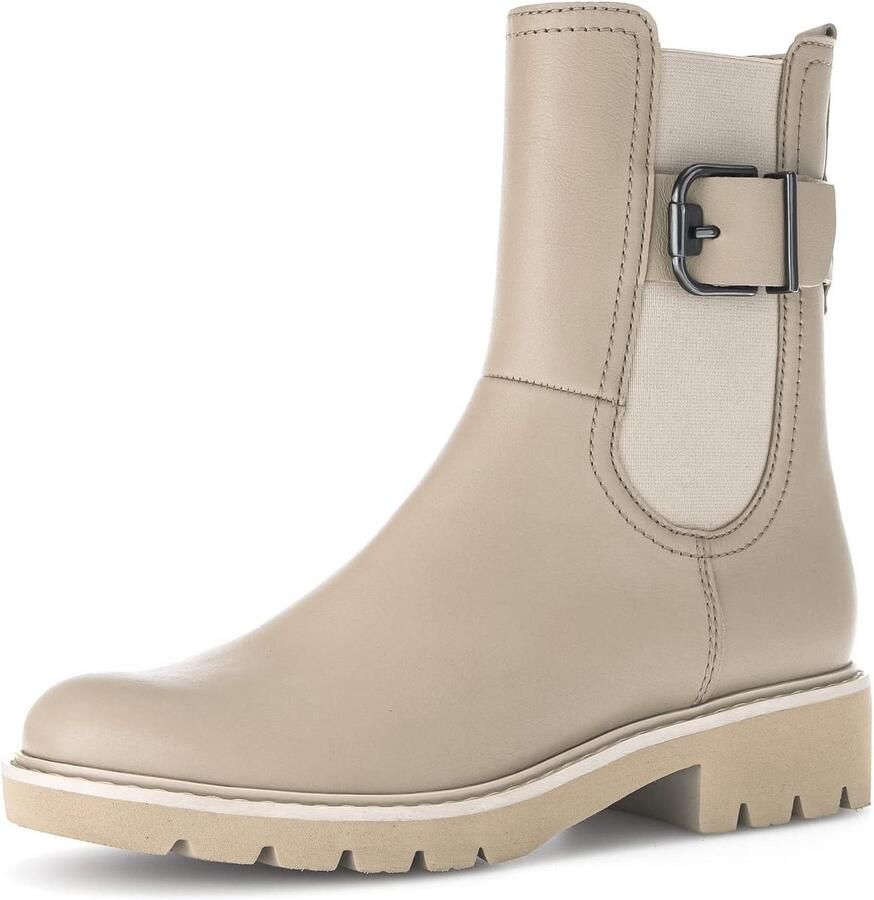 Dames Chelsea Boots Extra Breed Comfortabel Leer