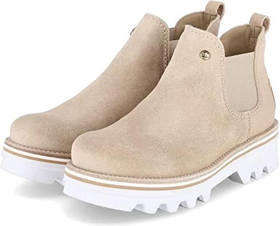 Dames Chelsea Boots in Zwart Suède met Anatomische Inlegzool