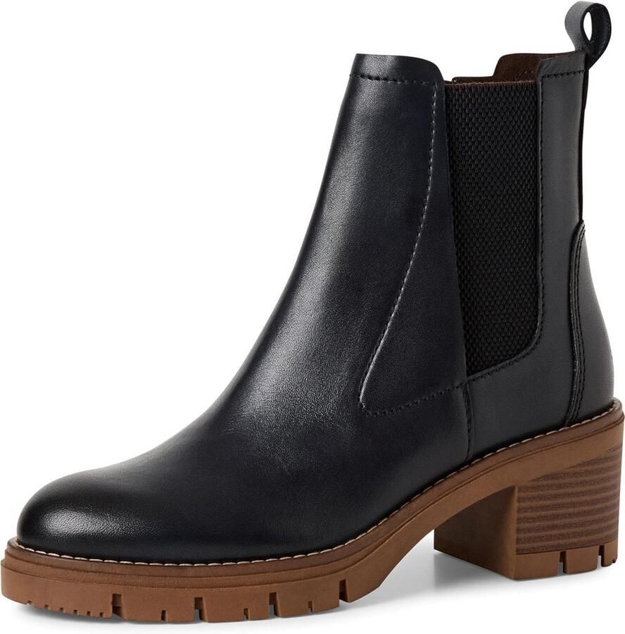 Dames Chelsea Boots Laarzen Zwart Comfortabele & Modieuze Enkellaarzen