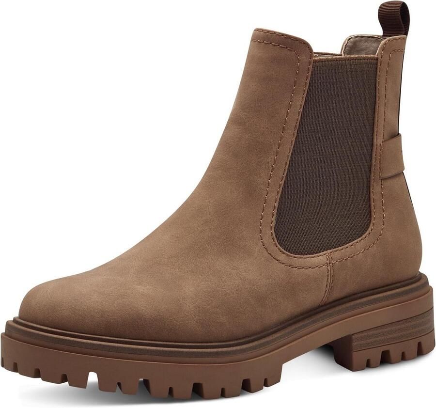 Dames Chelsea Boots met Blokhak en Antislipzool