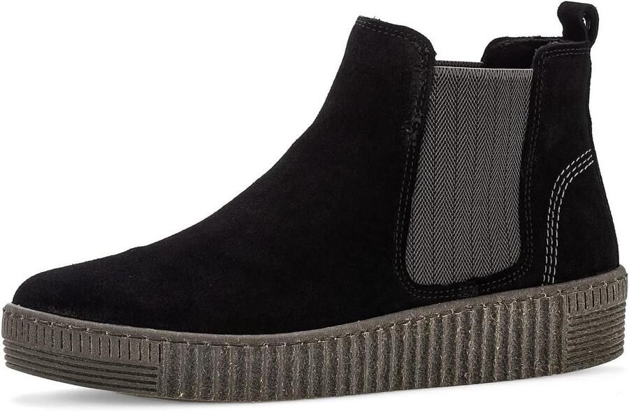Dames Chelsea Boots met Comfortabele Pasvorm en Leren Voering