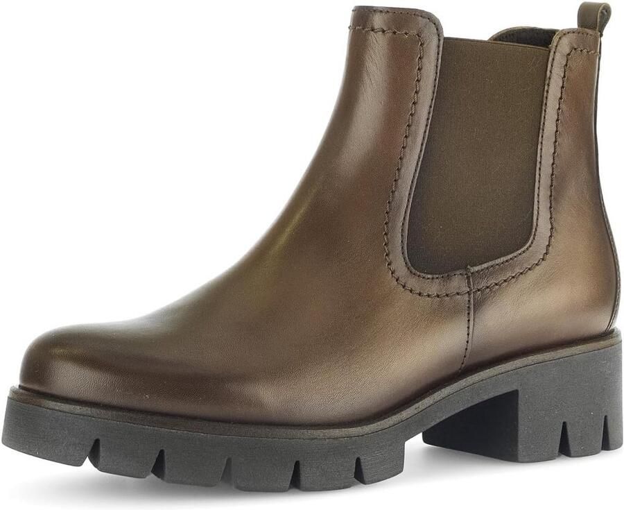 Dames Chelsea Boots met Extra Brede Pasvorm en Ritssluiting