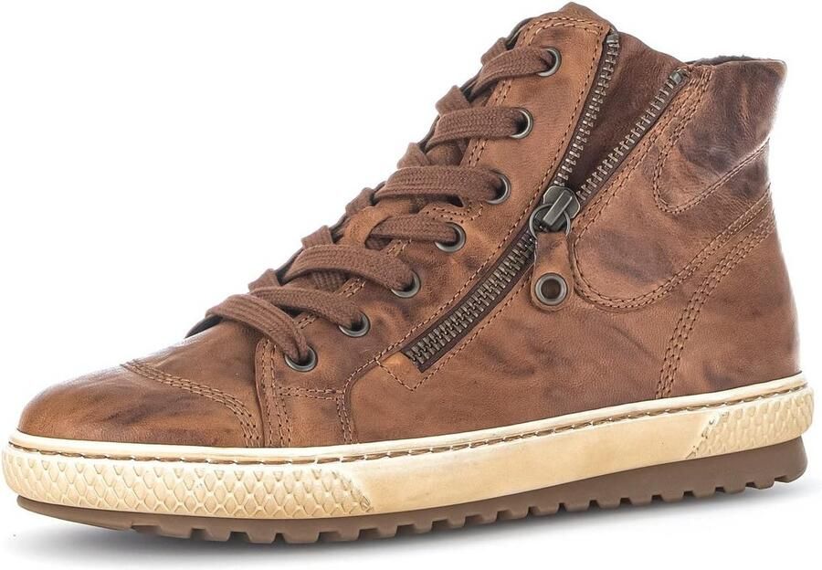 Enkellaarzen met Vetersluiting en Uitneembaar Voetbed voor Dames