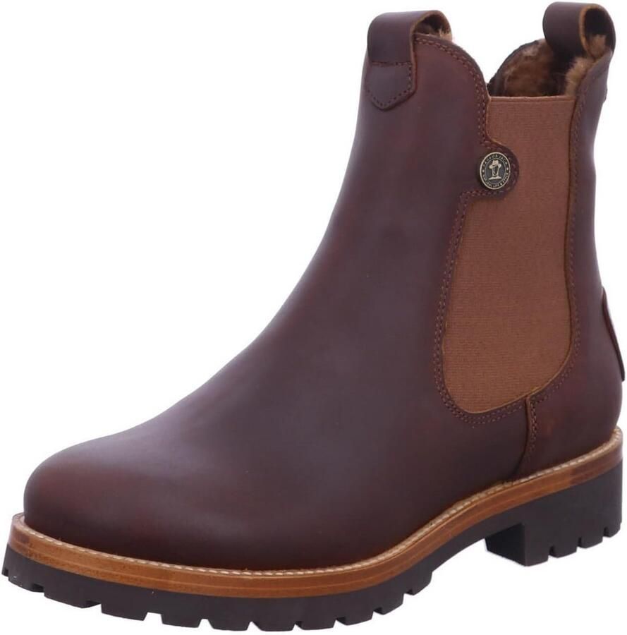 Dames Chelsea Boots met Warme Schapenvacht Voering
