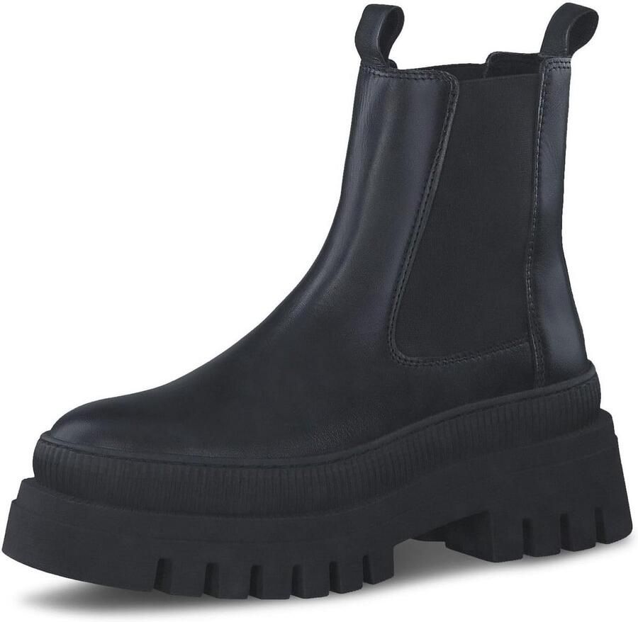 Dames Enkellaarsjes Chelsea Laarzen Zwart Comfortabel