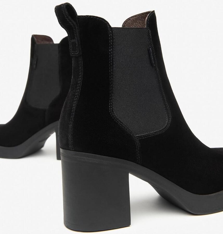 Dames Chelsea Boots Suède Comfortabel Laag Model