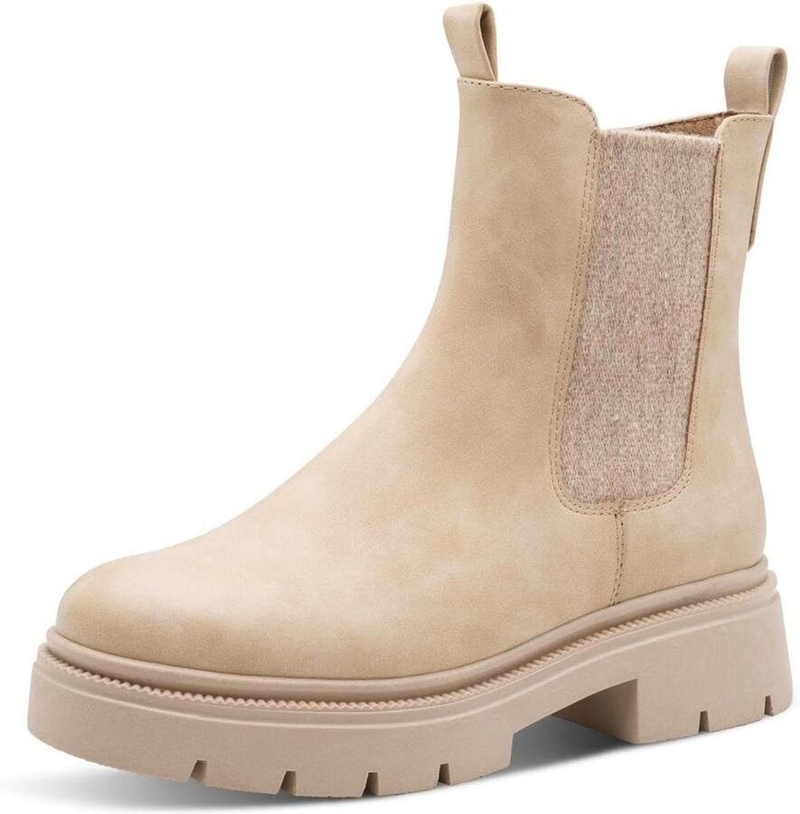 Dames Chelsea Boots Suède Look Comfortabele Enkelhoge Laarzen