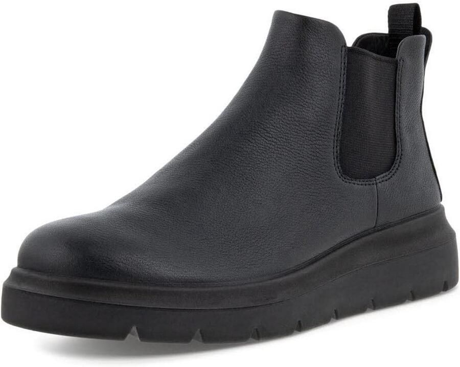 Dames Chelsea Boots van Leer met Robuuste Zool