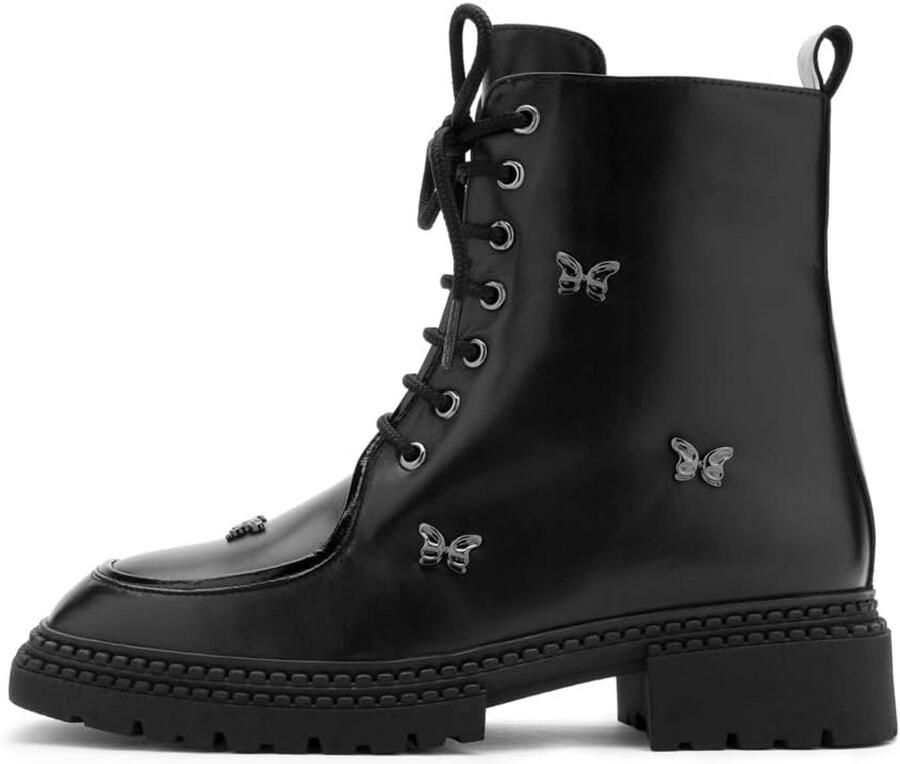 Dames Chelsea Boots Zwart Echt Leer Waterdicht & Warm voor Herfst Winter